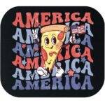 Patriotic America Pizza Guy Mouse Pad U-1410