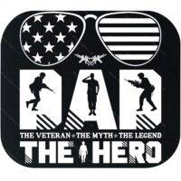 Dad The Hero Mouse Pad V-1422