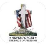 Never Forget The Price Of Freedom Veteran Mouse Pad V-1392