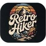 Retro Hiker Mouse Pad O-1420