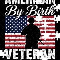 American By Birth Veteran By Choice Jigsaw Puzzle U-1375