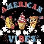 American Vibes Patriotic Celebration  Jigsaw Puzzle U-1404
