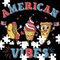 American Vibes Patriotic Celebration  Jigsaw Puzzle U-1404