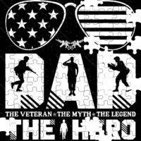 Dad The Hero Jigsaw Puzzle V-1422