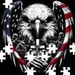 Lost Soldier Comforting Eagle Jigsaw Puzzle U-1364