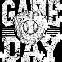Baseball Game Day Jigsaw Puzzle F-1423