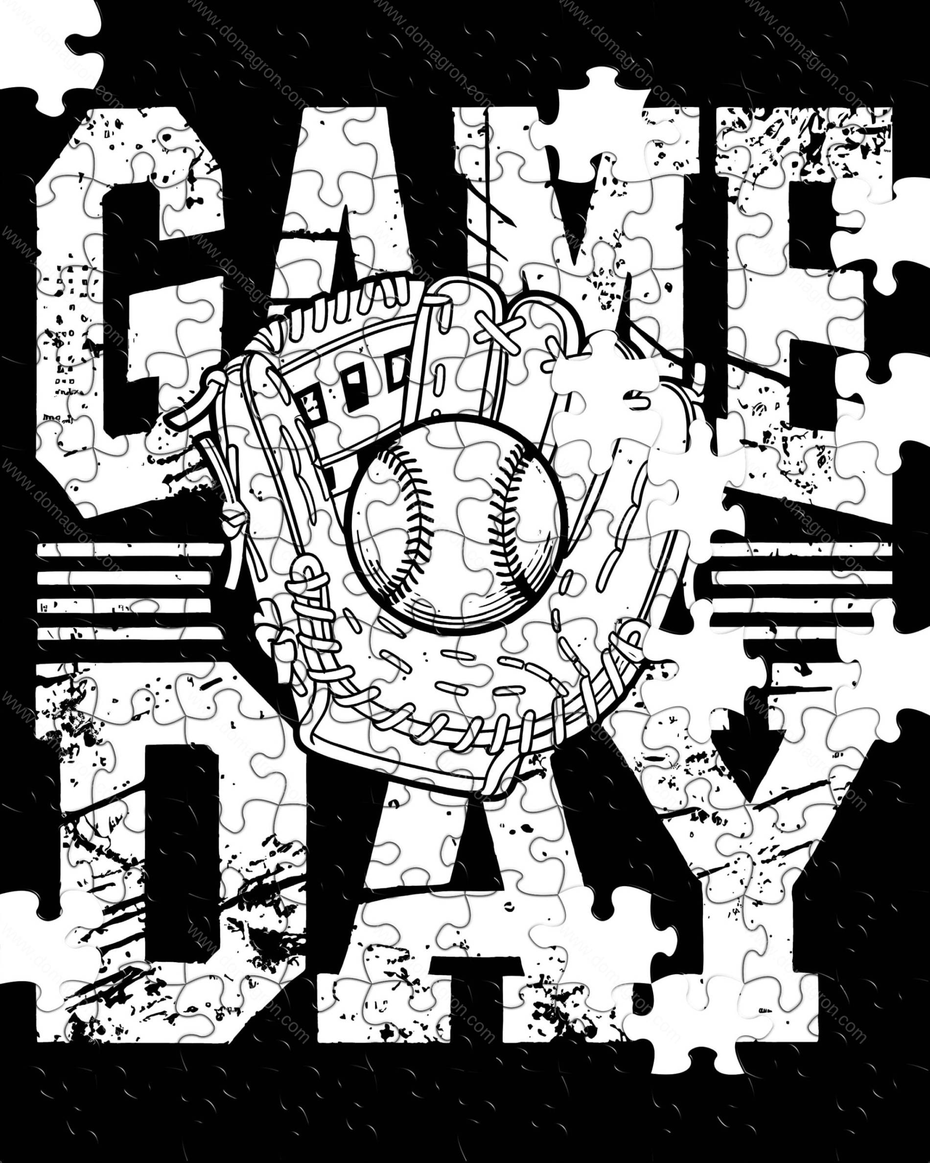 Baseball Game Day Jigsaw Puzzle F-1423