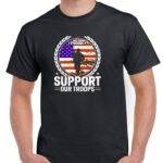 I Proudly Support Our Troops Shirt U-1447