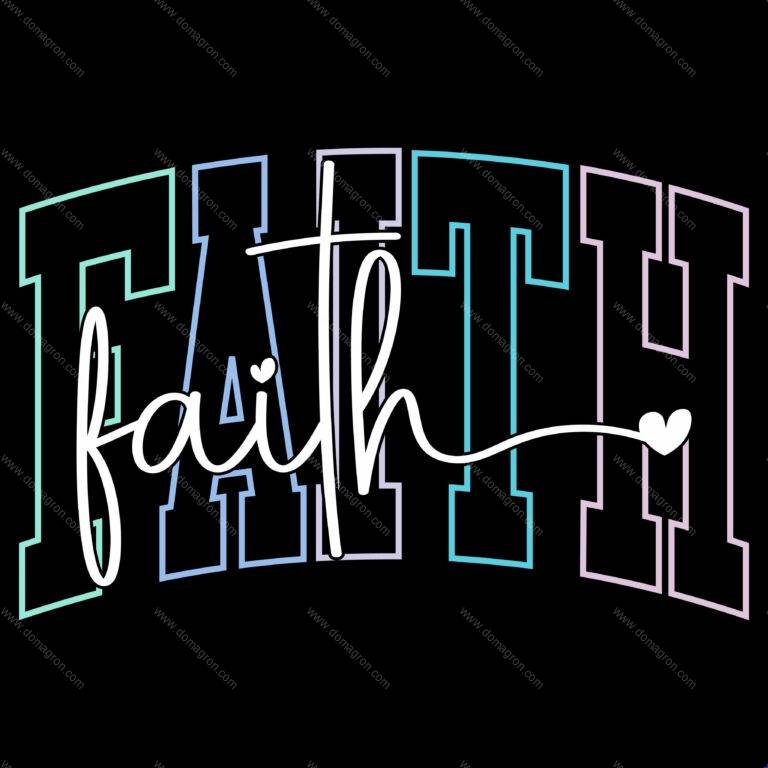 Faith Direct to Film (DTF) Heat Transfer I-1458