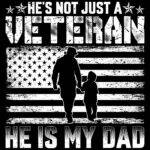 He's Not Just A Veteran Direct to Film (DTF) Heat Transfer V-1438