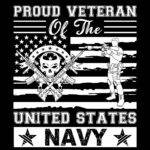 Proud Navy Veteran Direct to Film (DTF) Heat Transfer V-1462
