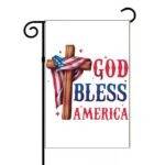 God Bless America Garden Flag U-1429