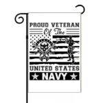 Proud Navy Veteran Garden Flag V-1462