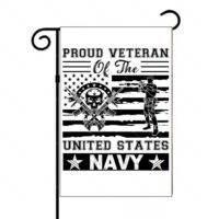 Proud Navy Veteran Garden Flag V-1462