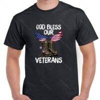 God Bless Our Veterans Shirt V-1432