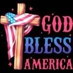 God Bless America Metal Photo U-1429