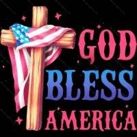 God Bless America Metal Photo U-1429