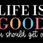 Life Is Good You Should Get One Metal Photo S-1440