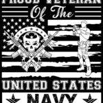 Proud Navy Veteran Metal Photo V-1462