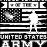 Proud Army Veteran Metal Photo V-1459