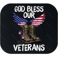 God Bless Our Veterans Mouse Pad V-1432