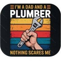 I'm A Dad And A Plumber Mouse Pad F-1470