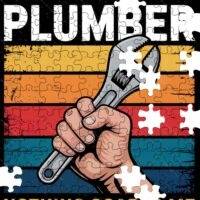 I'm A Dad And A Plumber Jigsaw Puzzle F-1470