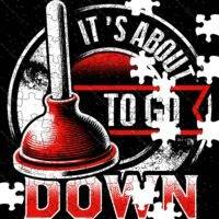 It's About To Go Down Plumber Jigsaw Puzzle F-1468