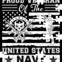 Proud Navy Veteran Jigsaw Puzzle V-1462