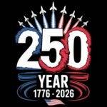 America 250 Direct to Film (DTF) Heat Transfer U-1495