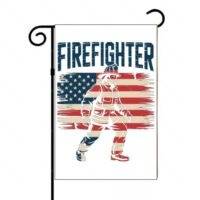 Patriotic Firefighter Garden Flag F-1490