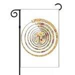 Circle Of Pi Garden Flag F-1505