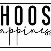 Choose Happiness Inspirational License Plate F-1500