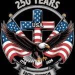 America 250 Faith Freedom Metal Photo U-1479