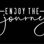Enjoy The Journey Inspirational Metal Photo I-1503