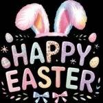 Happy Easter Metal Photo H-1483