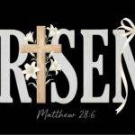 He Is Risen Easter Inspirational Metal Photo I-1493