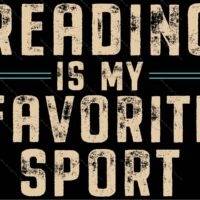 Reading Is My Favorite Sport Metal Photo F-1496