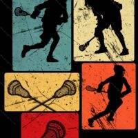 Retro Lacrosse Metal Photo F-1515