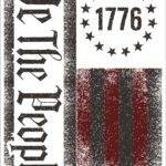 1776 We The People Flag Metal Photo U-1489