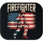 Patriotic Firefighter Mouse Pad F-1490