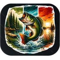Open Mouth Fisherman's Fish Mouse Pad F-1519