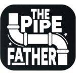 The Pipe Father Plumber Mouse Pad F-1476