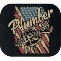 Plumber American Flag Mouse Pad F-1478