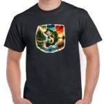 Open Mouth Fisherman's Fish Shirt F-1519