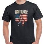 Patriotic Firefighter Shirt F-1491