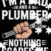 I'm A Dad & A Plumber Jigsaw Puzzle F-1481