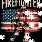 Patriotic Firefighter Jigsaw Puzzle F-1490