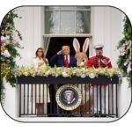 Trump On Easter At The White House 2025 Mouse Pad