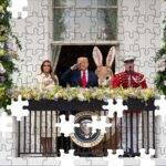 Trump On Easter At The White House 2025 Jigsaw Puzzle